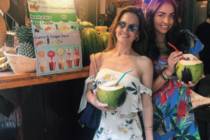 Claudia Martin viajó a Tailandia
