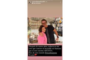 Lucerito Mijares le dedica un mensaje de admiración y cariño a Ricardo Arjona.jpg