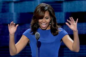 Michelle Obama en la Convención Demócrata