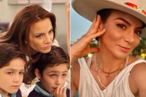 Silvia Navarro se reencuentra con los gemelos de 'Mi corazón es tuyo'