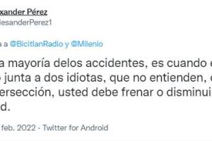 Reacciones de Twitter al accidente en bicicleta captado por Google Maps