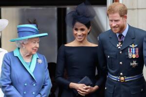 Meghan Markle y la reina