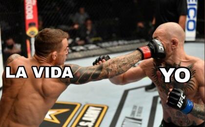 El estadounidense Dustin Poirier derrotó al irlandés Conor McGregor por knockout y estos fueron llos mejores memes de la derrota.