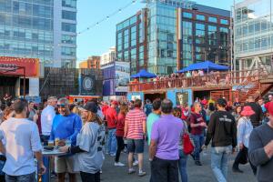 Pre game party at the Bullpenn in Washington DC