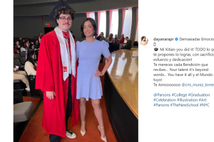 Hijo de Dayanara Torres y Marc Anthony se gradúa de la universidad