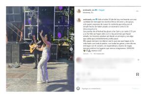 Andrea Ele se presentó en Pa'l Norte ante un escaso público.