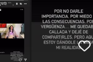 En otro mensaje, la esposa de 'El Mimoso' explicó por qué sale ahora a señalar al cantante.