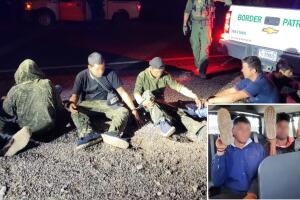 Arrestan a indocumentados en la frontera de Arizona. 