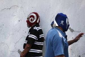 Virus Outbreak Mexico Wrestlers
