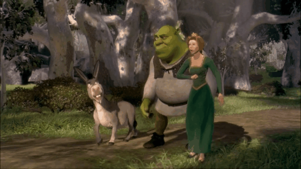 burro de shrek gif estoy solo