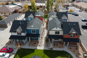 Newly Constructed Townhomes, real estate, Affordable First Time Home Buyers, Rental Units, High Angle Drone View