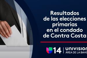 Resultados de las elecciones primarias en el condado de Contra Costa.