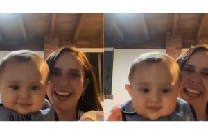 Irán Castillo y su bebé Demian (2).jpg