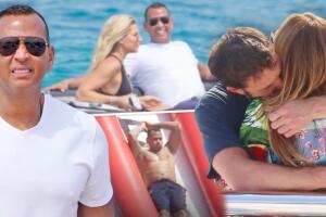 A-Rod se deja ver con Melanie Collins un día después de los besos de JLo con Ben Affleck en St Tropez 