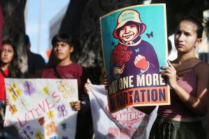 Protestors Hold March In L.A. Against Separation Of Children Of Immigrants