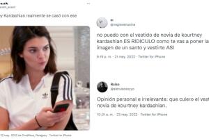 Reacciones al vestido de novia de Kourtney Kardashian en su boda religiosa con Travis Baker