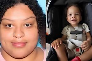 Selena Bass-Vasquez (a la izq.) escapó con su hijo de un año tras presuntamente asesinar a su madre, en Merced, California.