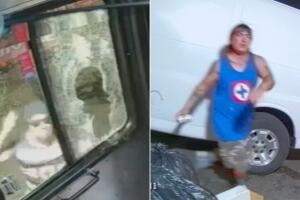 Vandalizan camión de Tacos Los Poblanos al sur de Los Ángeles