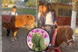 Niños mexicanos son la sensación de Internet al llegar a la escuela en un popy