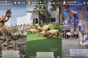 La temática de la fiesta del bautismo del bebé de Carlos Rivera y Cynthia Rodríguez fue sobre la película y obra de teatro musical 'El Rey León'.