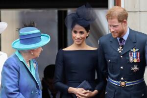 Meghan Markle y la reina