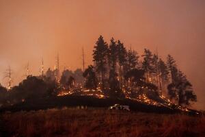 California Wildfires Blackout