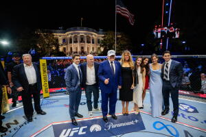 APTOPIX UFC Freedom 250 Trump