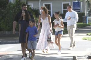 Jennifer López, Alex Rodríguez y familia