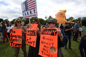 Scotland Protests At The Visit Of United States President Donald Trump