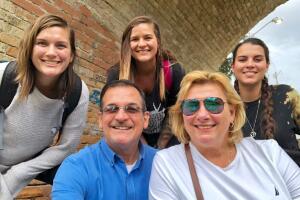 Zuniga family parents and three daughters