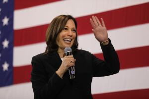Democratic Presidential Candidate Kamala Harris Holds Town Hall In New Hampshire