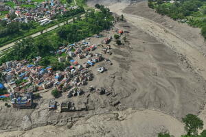 APTOPIX Nepal Flash floods