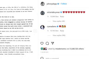 Johnny Depp reaccionó al veredicto en el juicio de Amber Heard y dijo: "Estoy realmente honrado".
