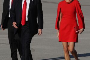 Donald Trump Spends The Weekend In Palm Beach