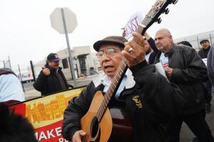 Immigration Activists Protest At ICE Detention Center In New Jersey