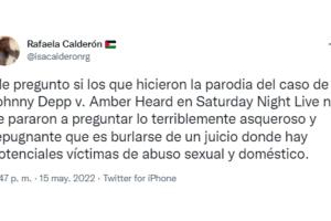 Reacciones a la parodia de SNL por el juicio de Johnny Depp vs Amber Heard