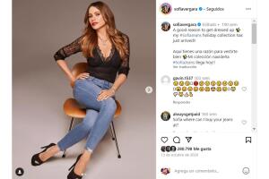 Sofía Vergara usando jeans