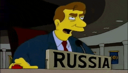 Gif Rusia Unión Soviética Los Simpsons