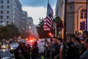 Alt-Right Groups Hold "Demand Free Speech" Rally At Freedom Plaza In Washington