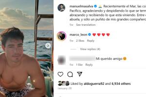 Manuel Masalva publicó un mensaje en el que se refería a las despedidas antes de contraer una "bacteria muy agresiva" durante un viaje fuera de México que hoy lo tiene entre la vida y la muerte.