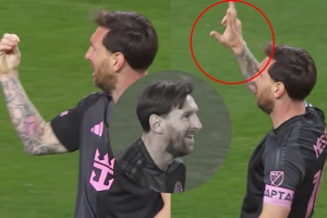 Messi se engancha con afición del América