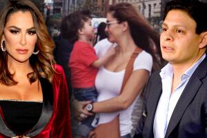 Giovanni Medina y Ninel Conde y su hijo Emmanuel