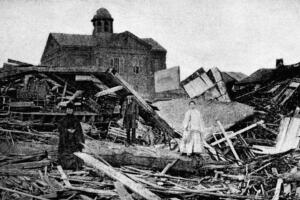 Gran huracán de Galveston año 1900