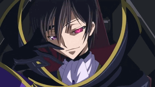 Lelouche riendo