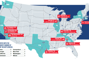 Intersecciones más congestionadas de Estados Unidos