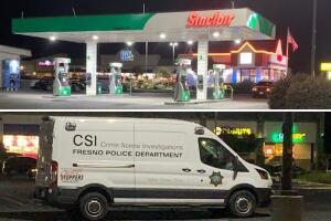 Al interior del vehículo, según el informe del teniente Skye Leibee, se localizó sangre y un casquillo. 