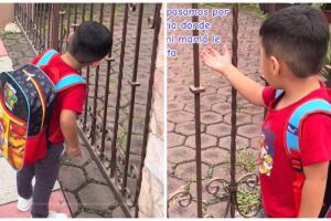 Niño sigue buscando a su abuelita muerta en funeraria.