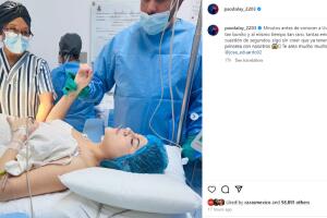 Paola Dalay en el quirófano