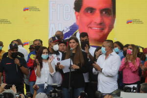 Manifiestan apoyo a empresario colombo-venezolano Alex Saab en Caracas