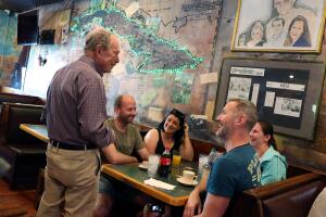 Presidential Candidate Mike Bloomberg Visits Miami's Little Havana